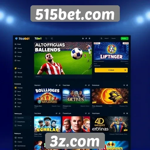 Facilidade de navegação no 515bet.com