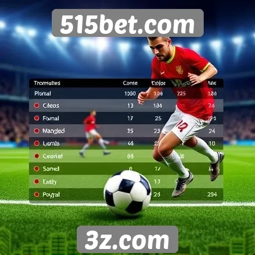 Comparação das odds oferecidas por 515bet e concorrentes